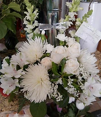 crystal cross arrangement